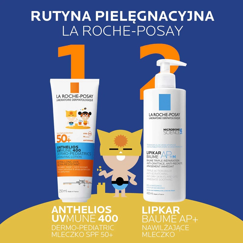 La Roche-Posay Anthelios Dermo-Pediatrics saules aizsargkrēms ar SPF 50+