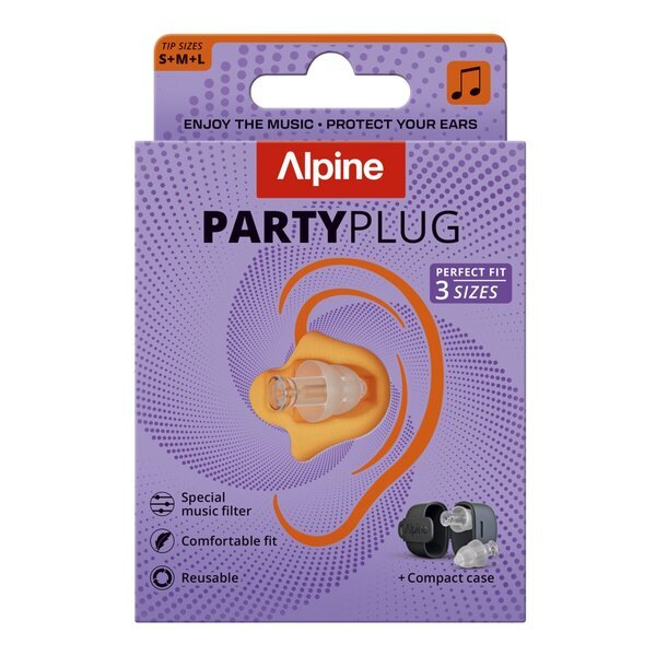 Alpine Partyplug caurspīdīgs<br>