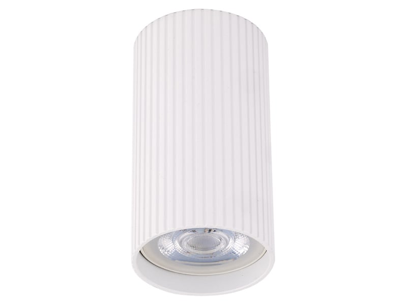 Lampa natynkowa Tune 10 cm metalowa biała