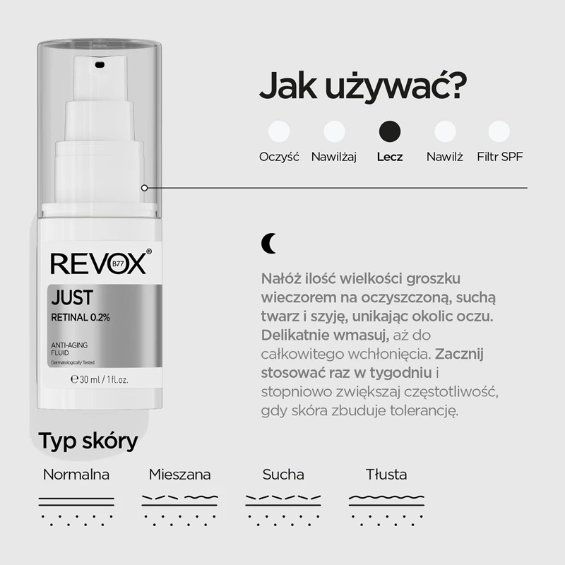Revox B77 JUST Retinal 0.2% Fluid multikorekcijski fluid proti staranju