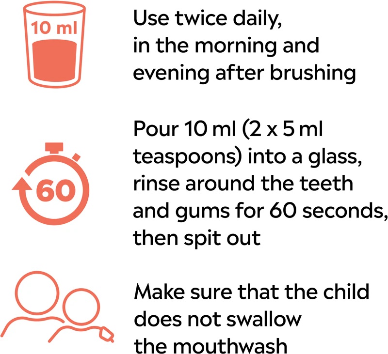 Listerine Smart Rinse maigais ogu mutes skalošanas līdzeklis bērniem