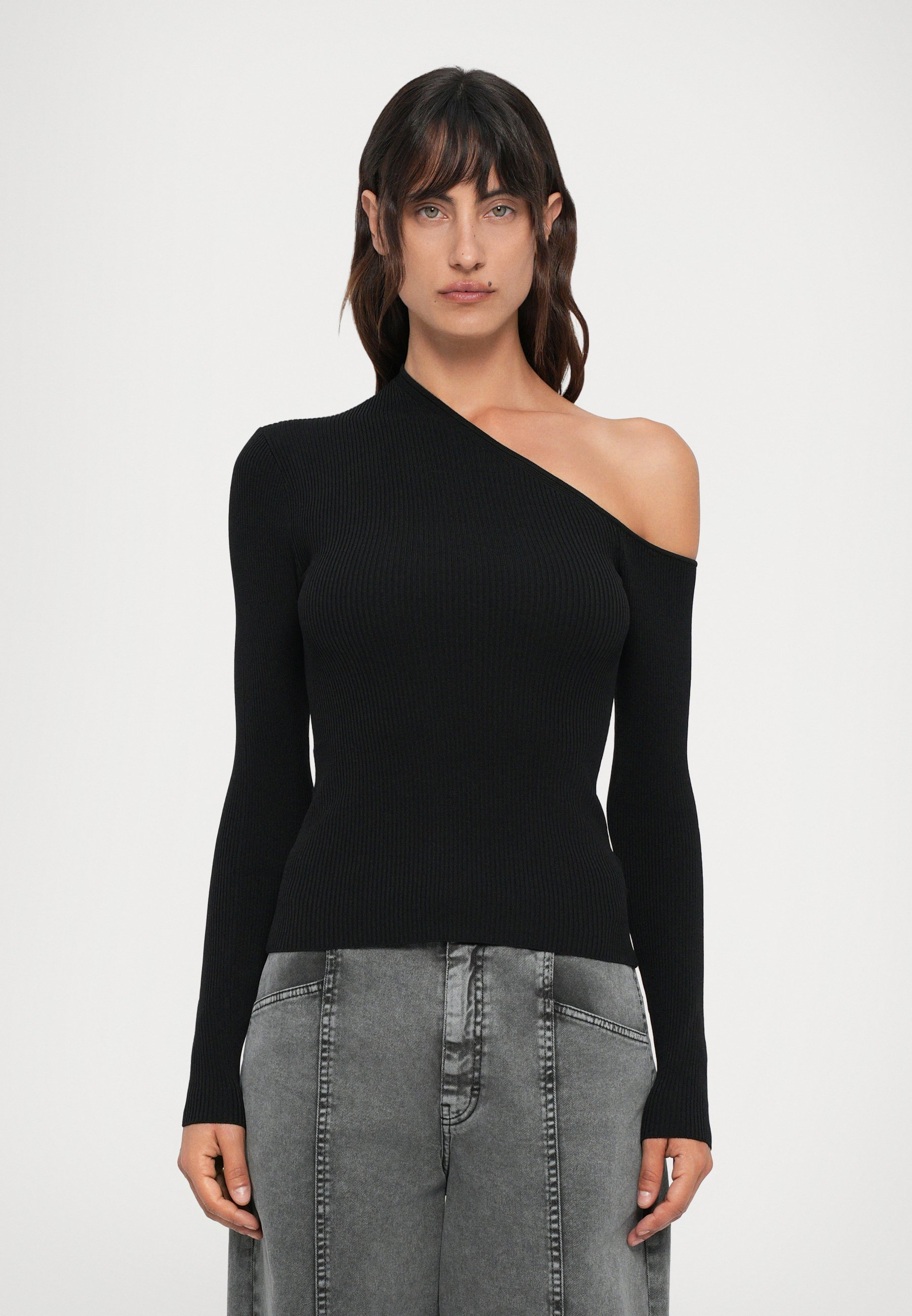 STAUD LOIS - Top s dlouhým rukávem - black