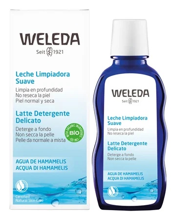 WELEDA Weleda Milde Reinigingsmelk met Toverhazelaarwater - Normale of Gecombineerde Huid 100 ml