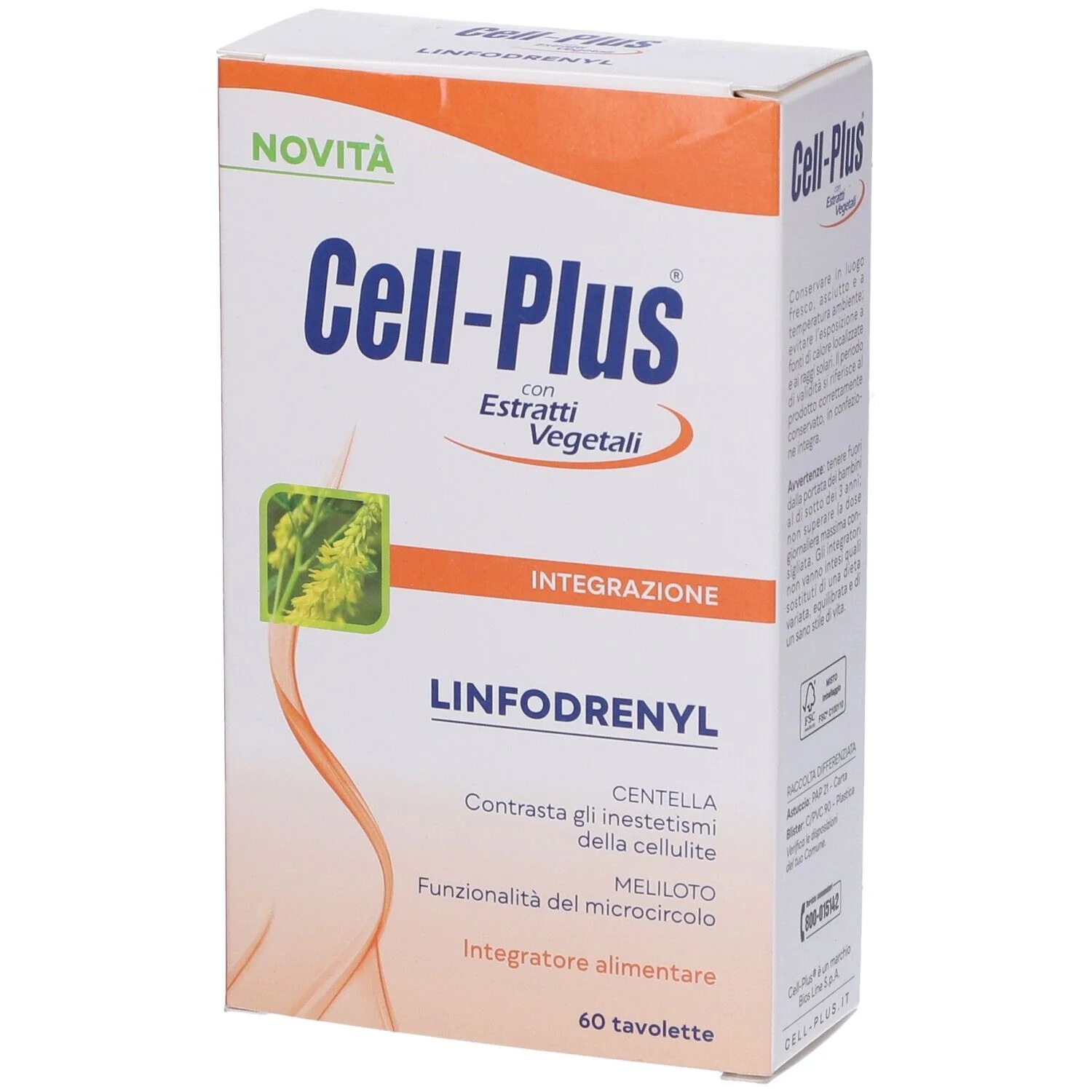 BIOS LINE Cellplus Lymfedrainage 60 tabletten