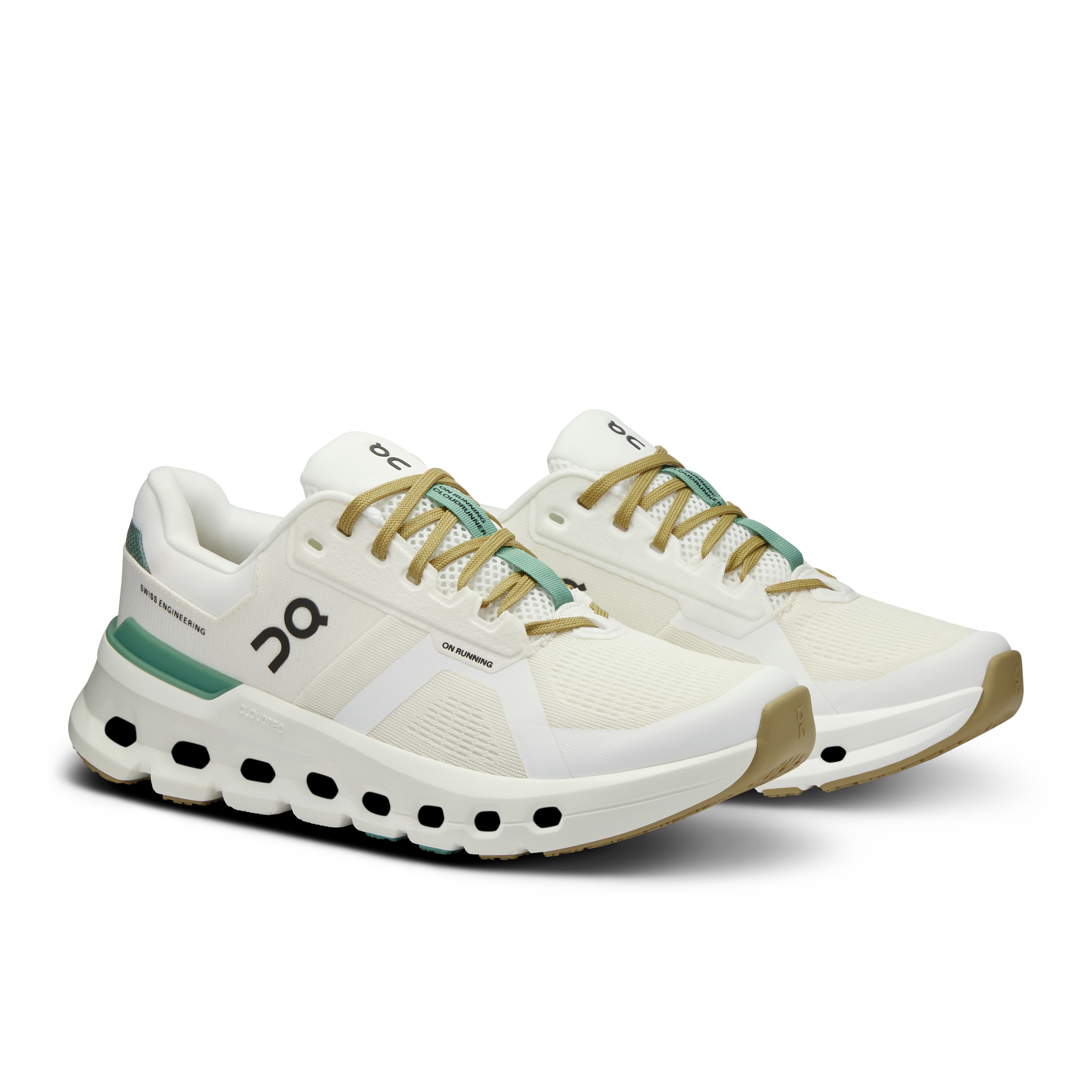 On Dame Cloudrunner 2 Hvid | Grøn