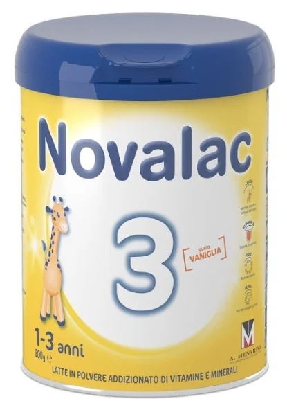 NOVALAC Novalac 3 800 g leite em pó para crescimento 1-3 anos