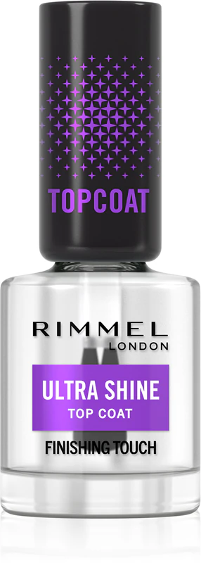 verniz Rimmel Ultra Shine proporciona excelente proteção e brilho intenso.