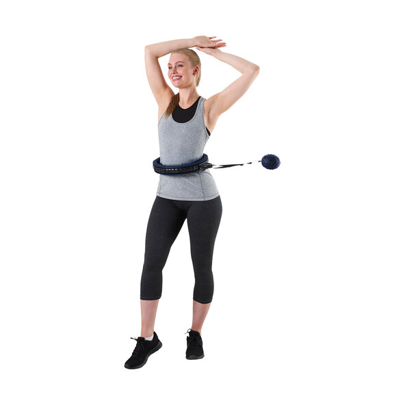 Smart fitnessdäck med timer, blå