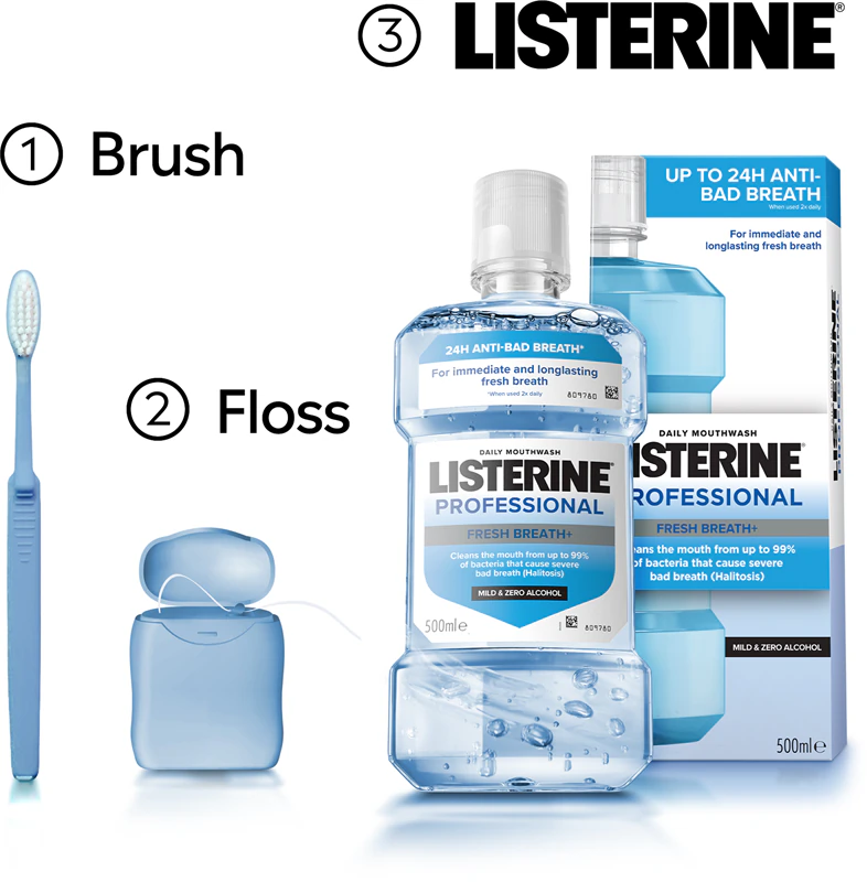Listerine Professional Fresh Breath+ Mundspülung