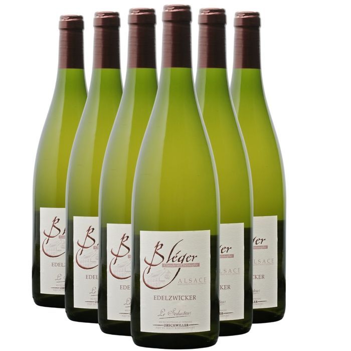 Domaine Claude et Christophe Bléger Alsace Edelzwicker Le Séducteur 2024 - Vino bianco d'Alsazia (6 x 100cl) biologico
