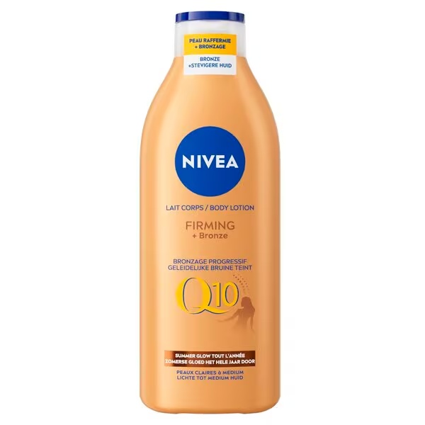 NIVEA Q10 Spevňujúce a bronzujúce telové mlieko 400 ml