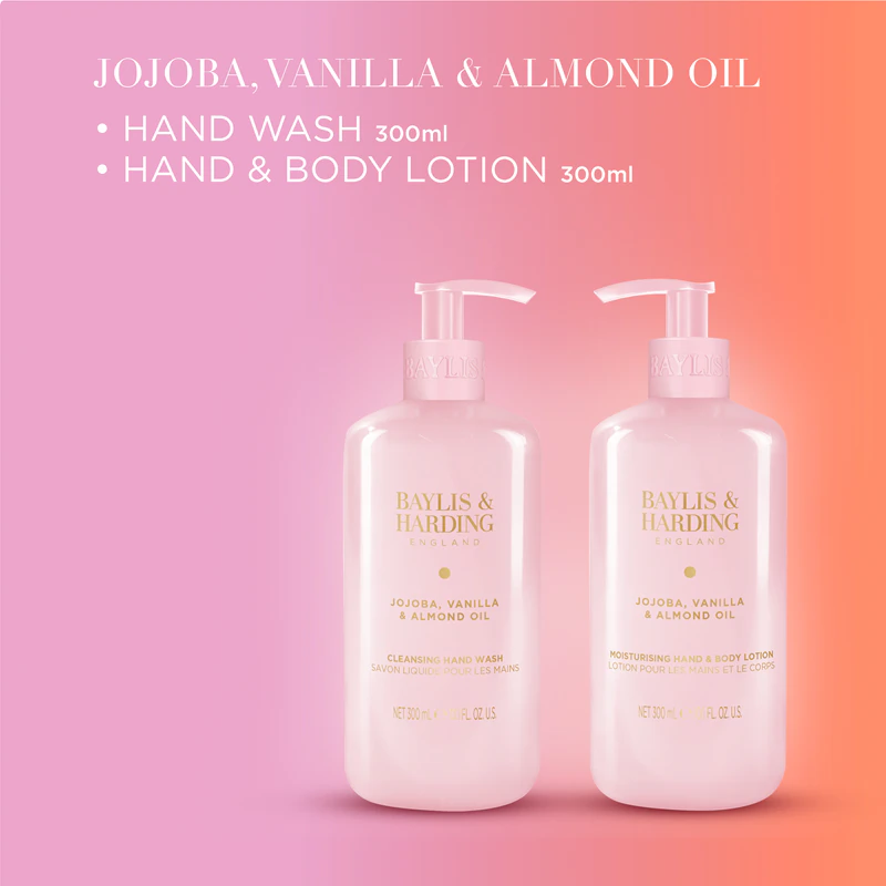 Dárková sada na ruce Baylis & Harding s jojobovým, vanilkovým a mandlovým olejem