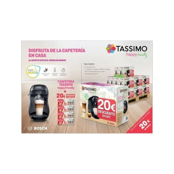 Bosch Tassimo Happy Friendly capsulekoffiezetapparaat met INTELLIBREEW-systeem