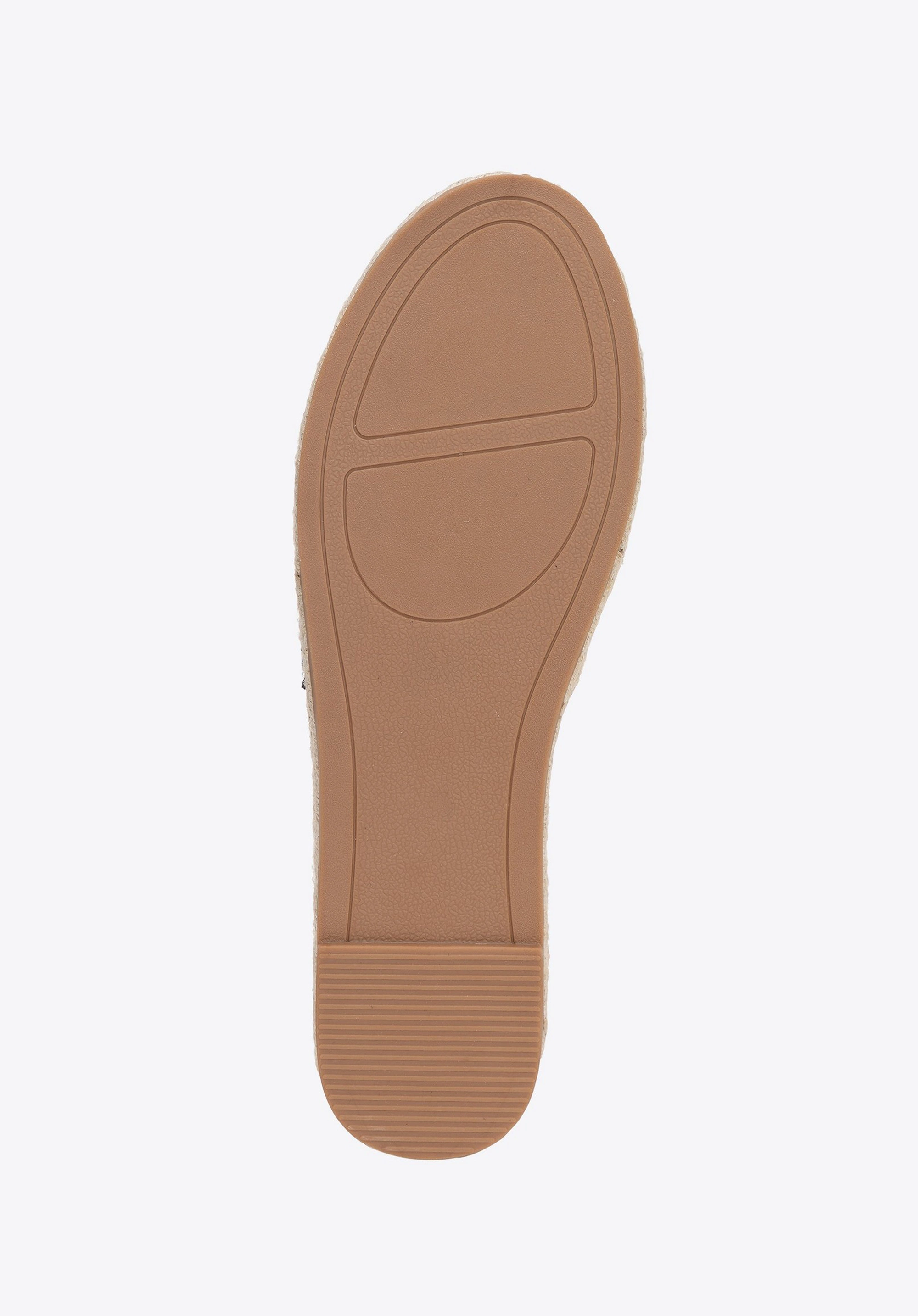Damskie espadryle z plecionym noskiem granatowe