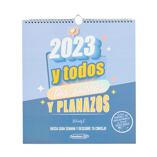 Vægkalender 2023 og alle dine drømme | 1 enhed