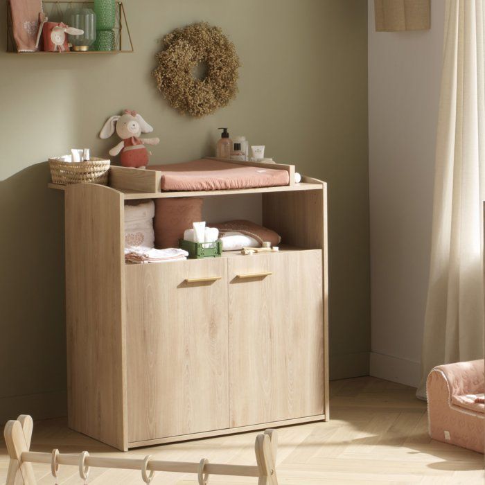 Commode à langer - SAUTHON - Adele - Surface à langer de 53 x 65 cm - Bois