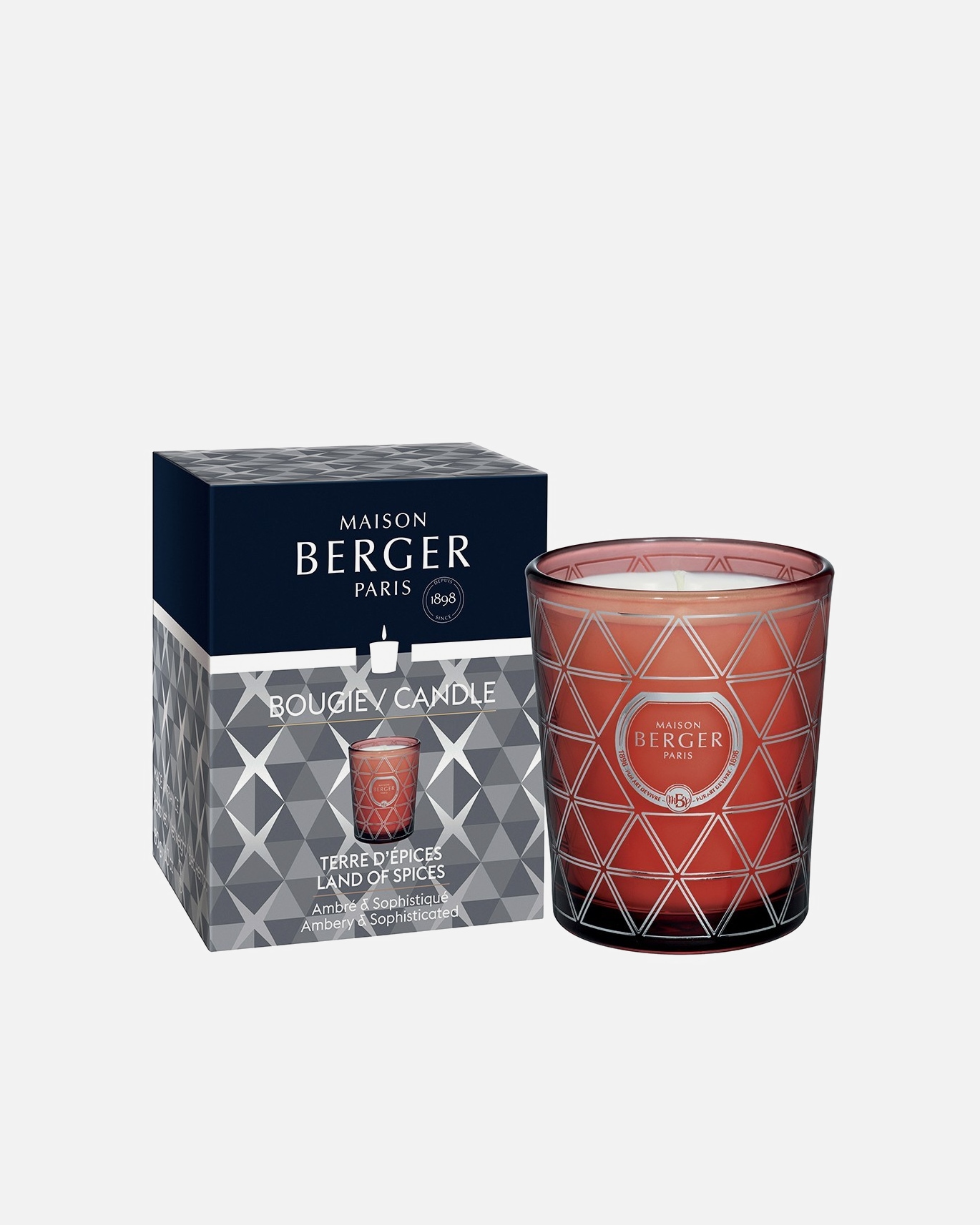 Maison Berger BOUGIE GEODE PAPRIKA TERRE D'EPICES
