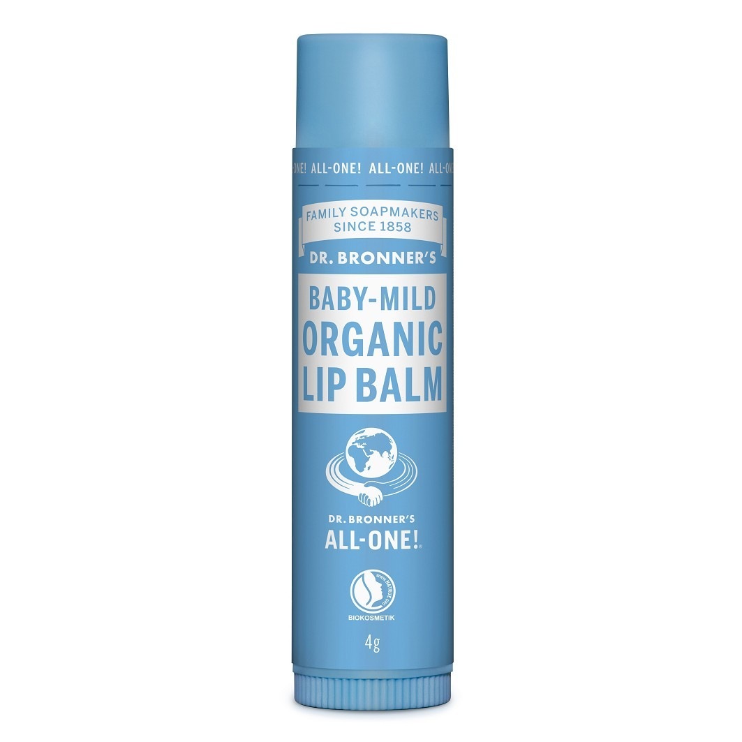 dr. Bronners švelnus lūpų balzamas kūdikiams - 4 g