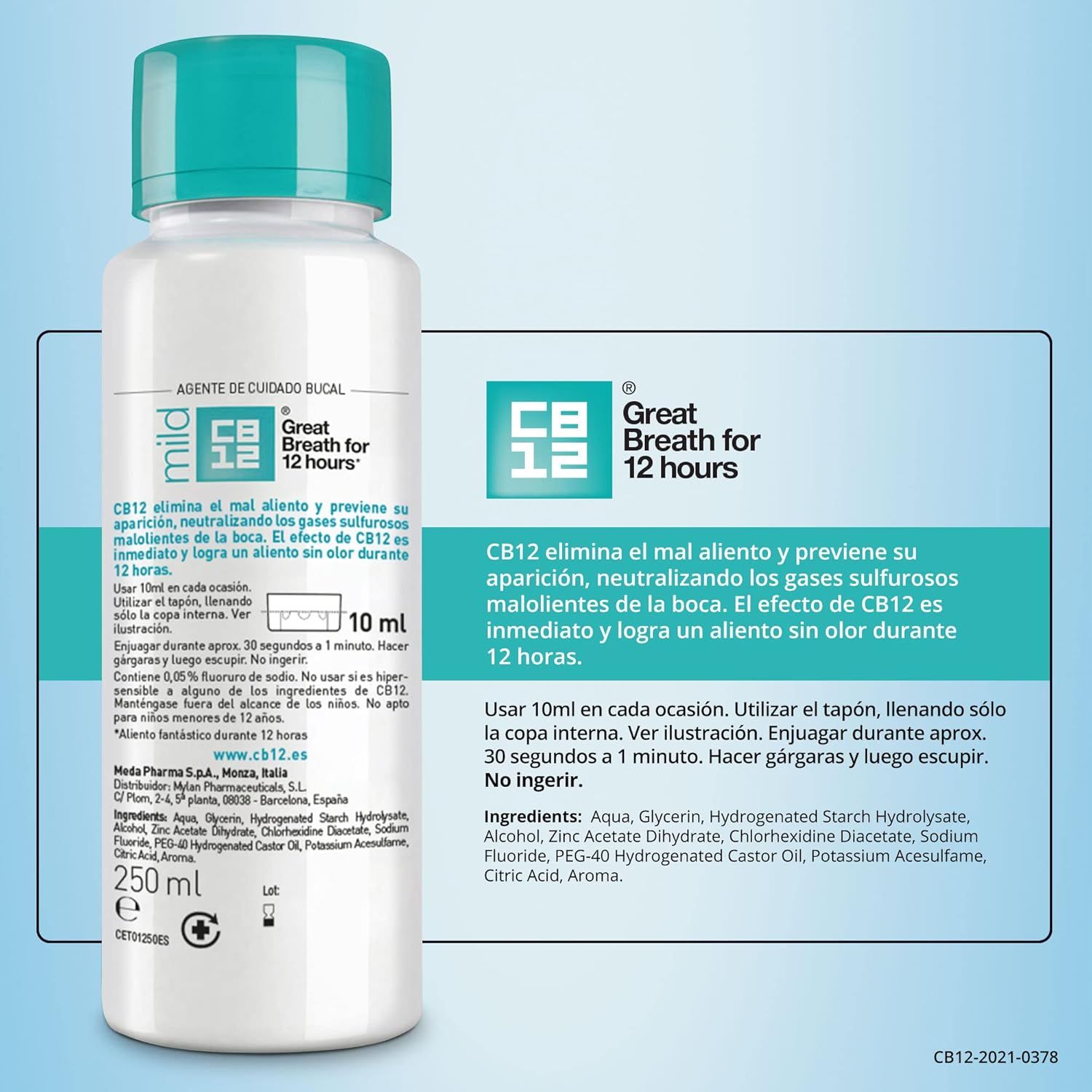 CB12 Blaga ustna vodica za halitozo Higienski in farmacevtski izdelki