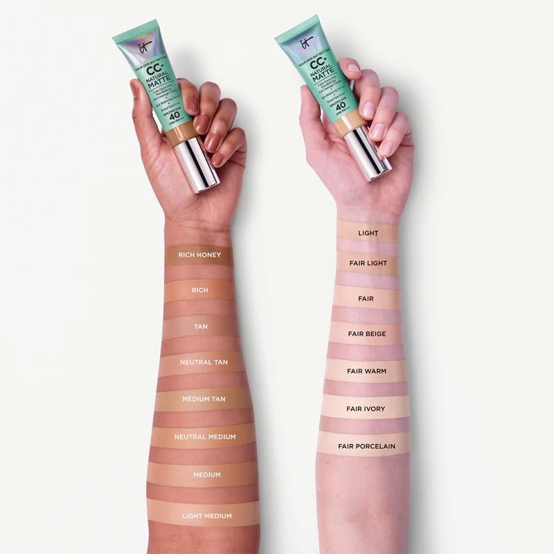 IT Cosmetics Your Skin But Better CC+ Natural Matte krem CC matujące