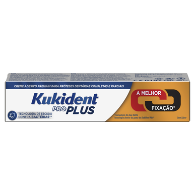 Crema fijadora de prótesis dentales de doble acción Kukident 60 g