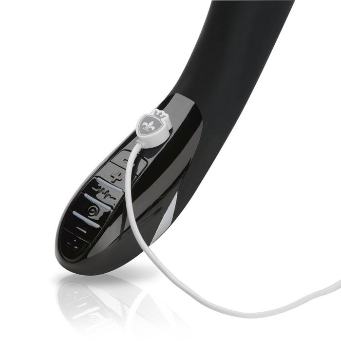 Mystim Sizzling Simon E-Stim Vibratorius czarno-czarn