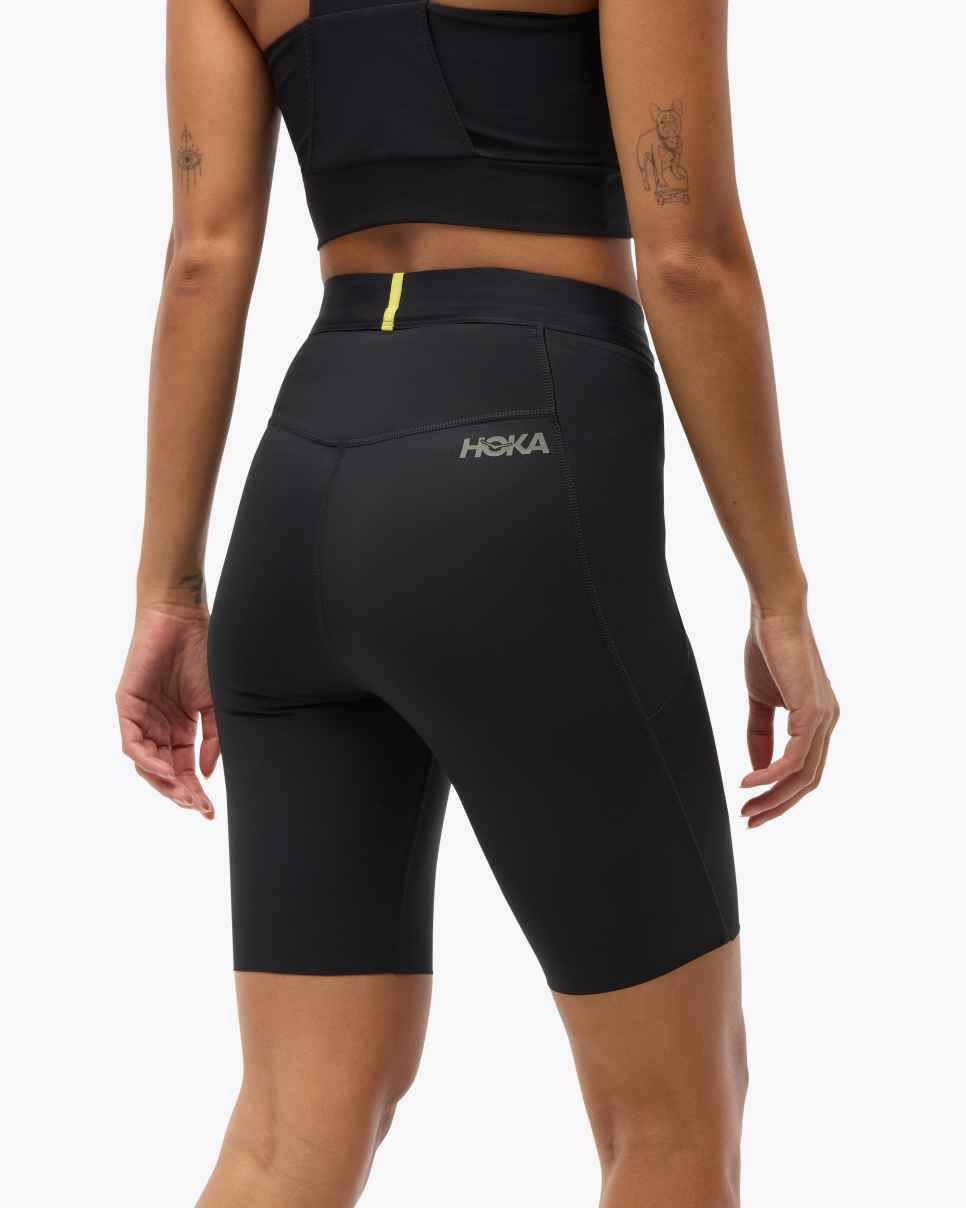 HOKA Novafly 9-tommers Knit Short Black