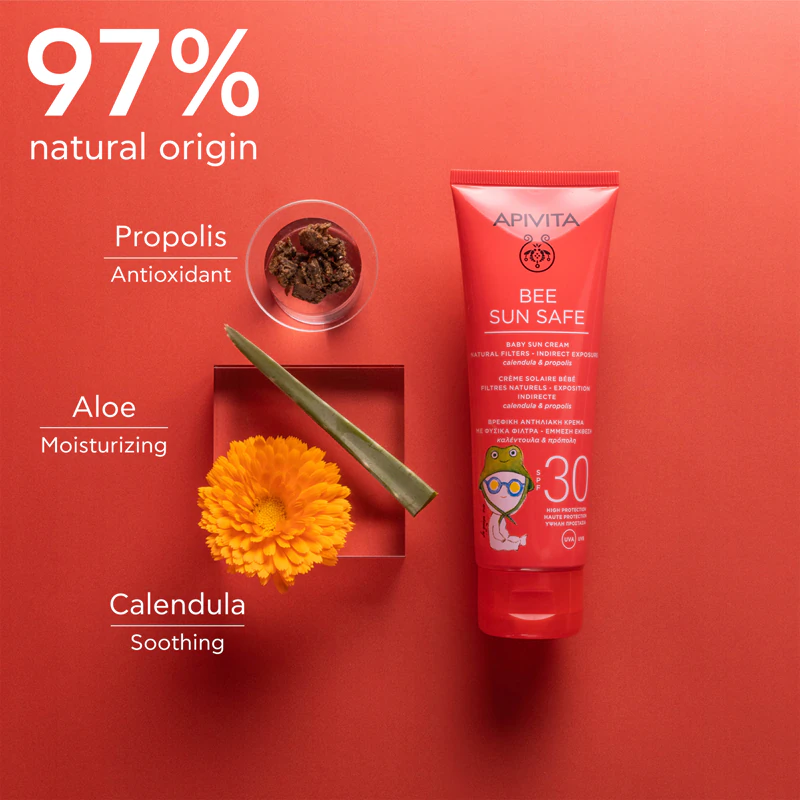 Apivita Bee Sun Safe Baby Sun Cream SPF30 babyzonnecrème SPF 30