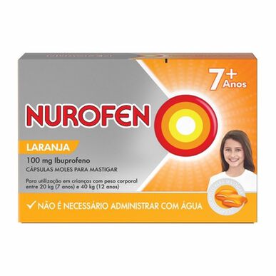 Nurofen  Nurofen Pastilhas Mastigáveis Dor e Febre      24 pastilhas 24 pastilhas