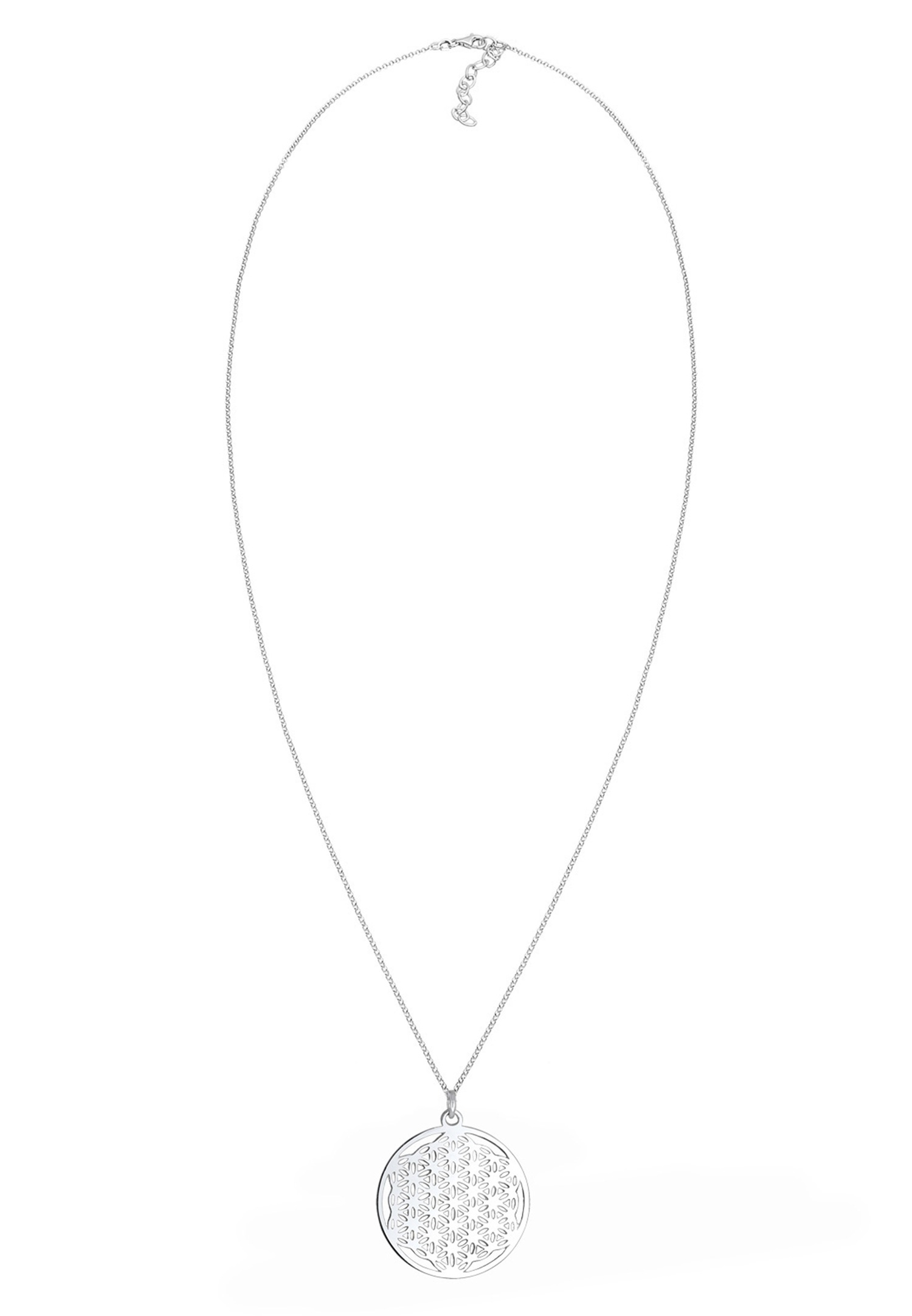 Elli Femme Fleur de Vie Ornement - (925/1000) Argent