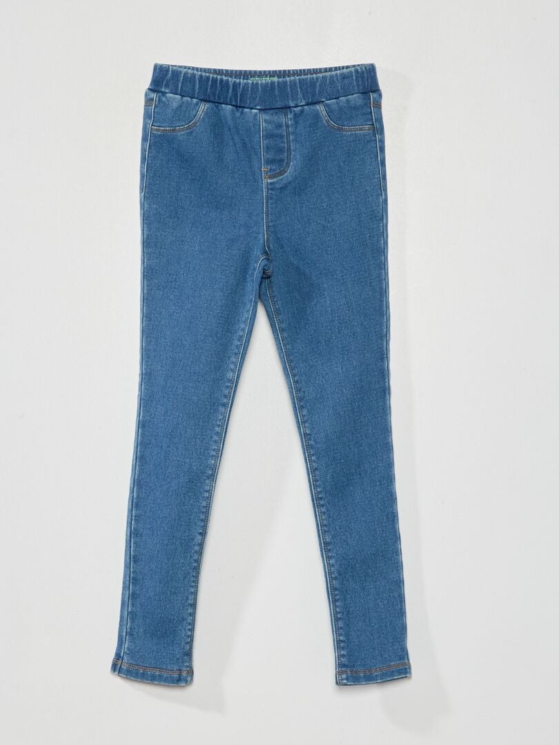 Joggingbroek met elastische tailleband - BLAUW