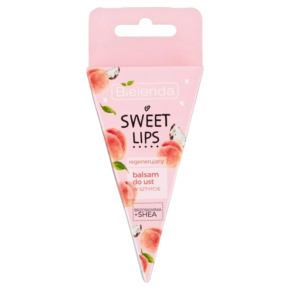 Bielenda Sweet Lips Balsam do ust w sztyficie Brzoskwinia + Shea