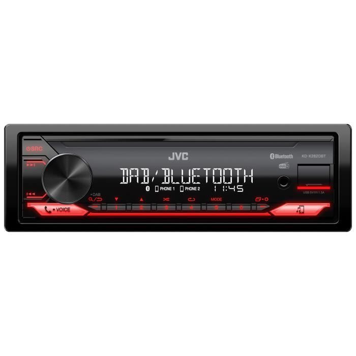 Autorradio JVC - KD-X282DBT - USB - Bluetooth - DAB+