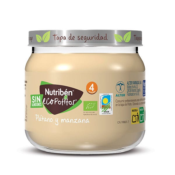 Potito Ecológico Inicio Plátano Y Manzana| 120GR