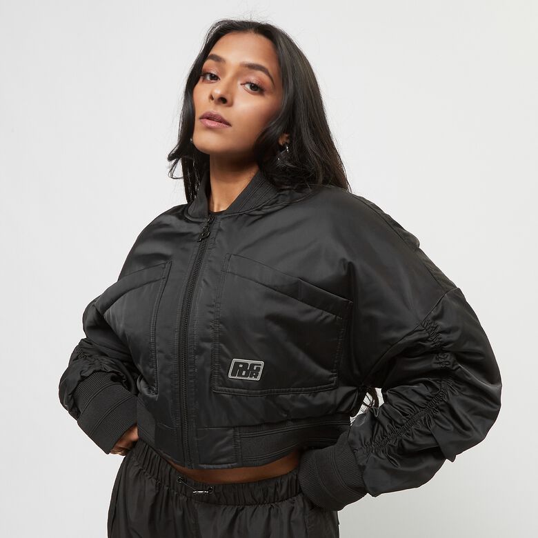 Kurtka Laura Cropped Ruffed Oversized