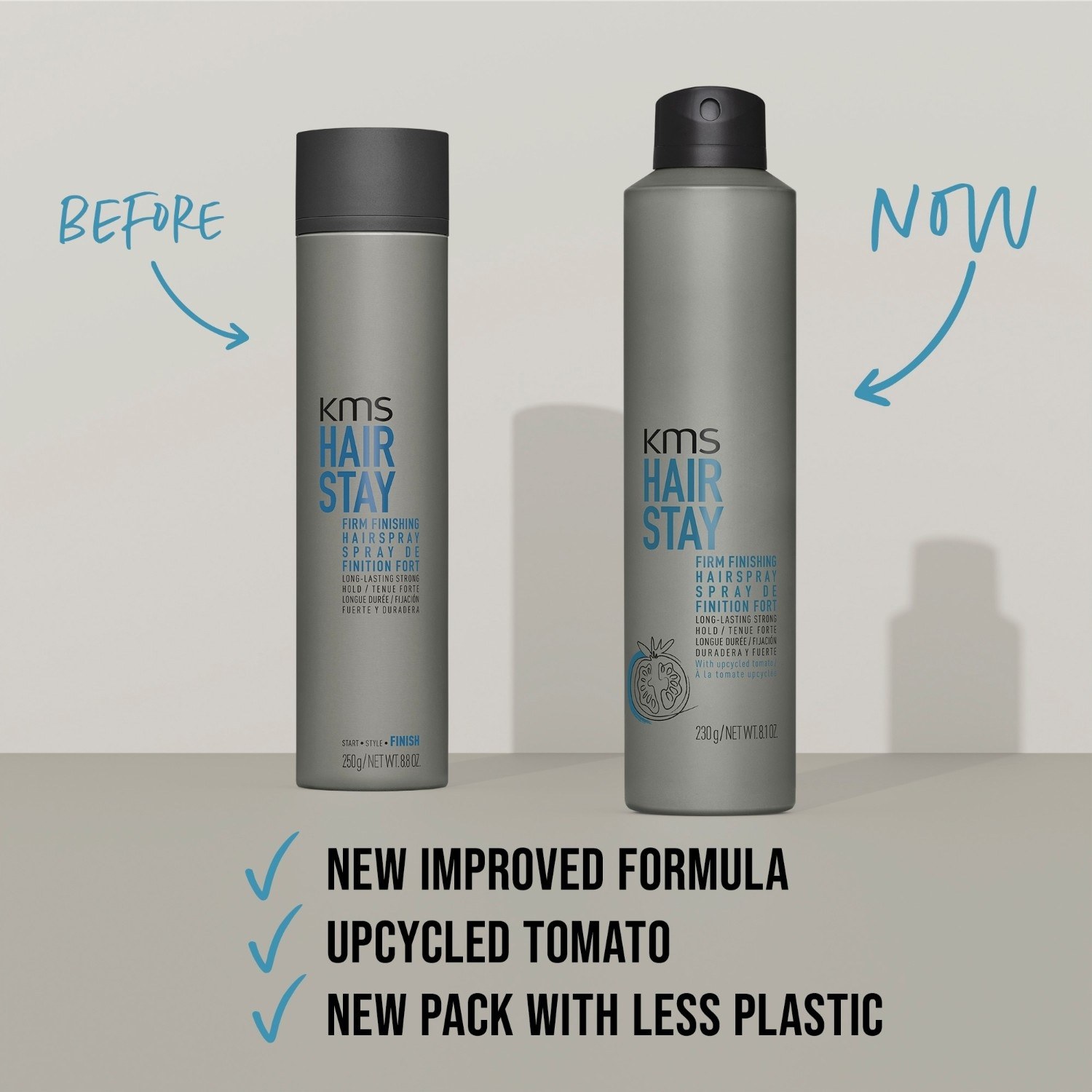 Lak za lase KMS HairStay Firming Finish - 75 ml