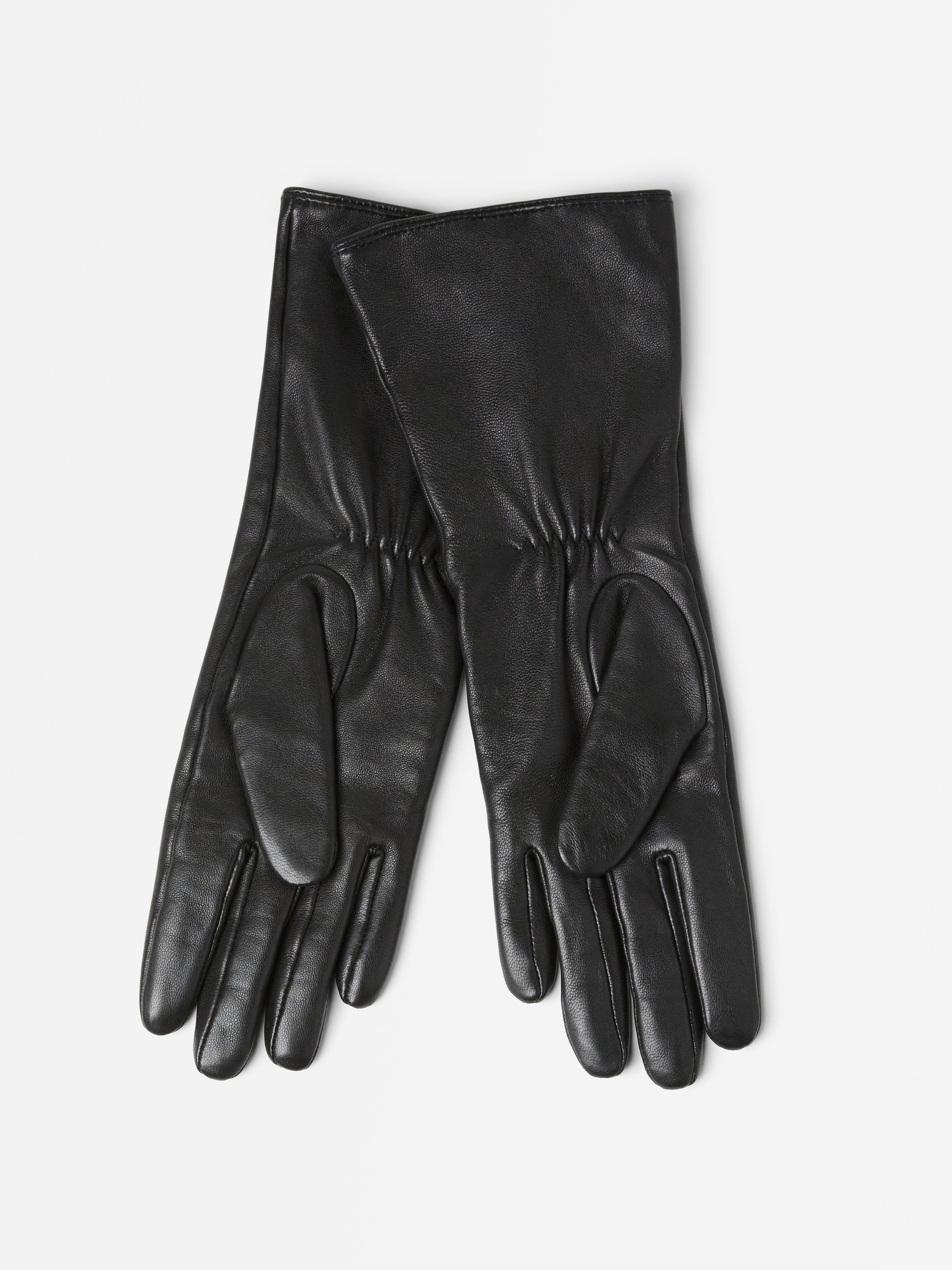 Handskar i skinn Black