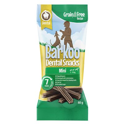 Barkoo Dental Snacks 7 Mastigáveis - Sem Grãos