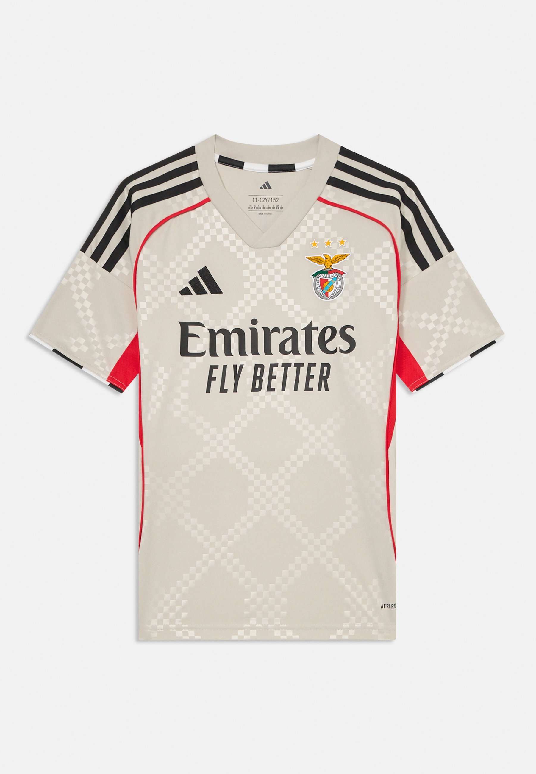 adidas Performance BENFICA Auswärtstrikot für Kinder (Unisex) - Fußballtrikot - Aluminium