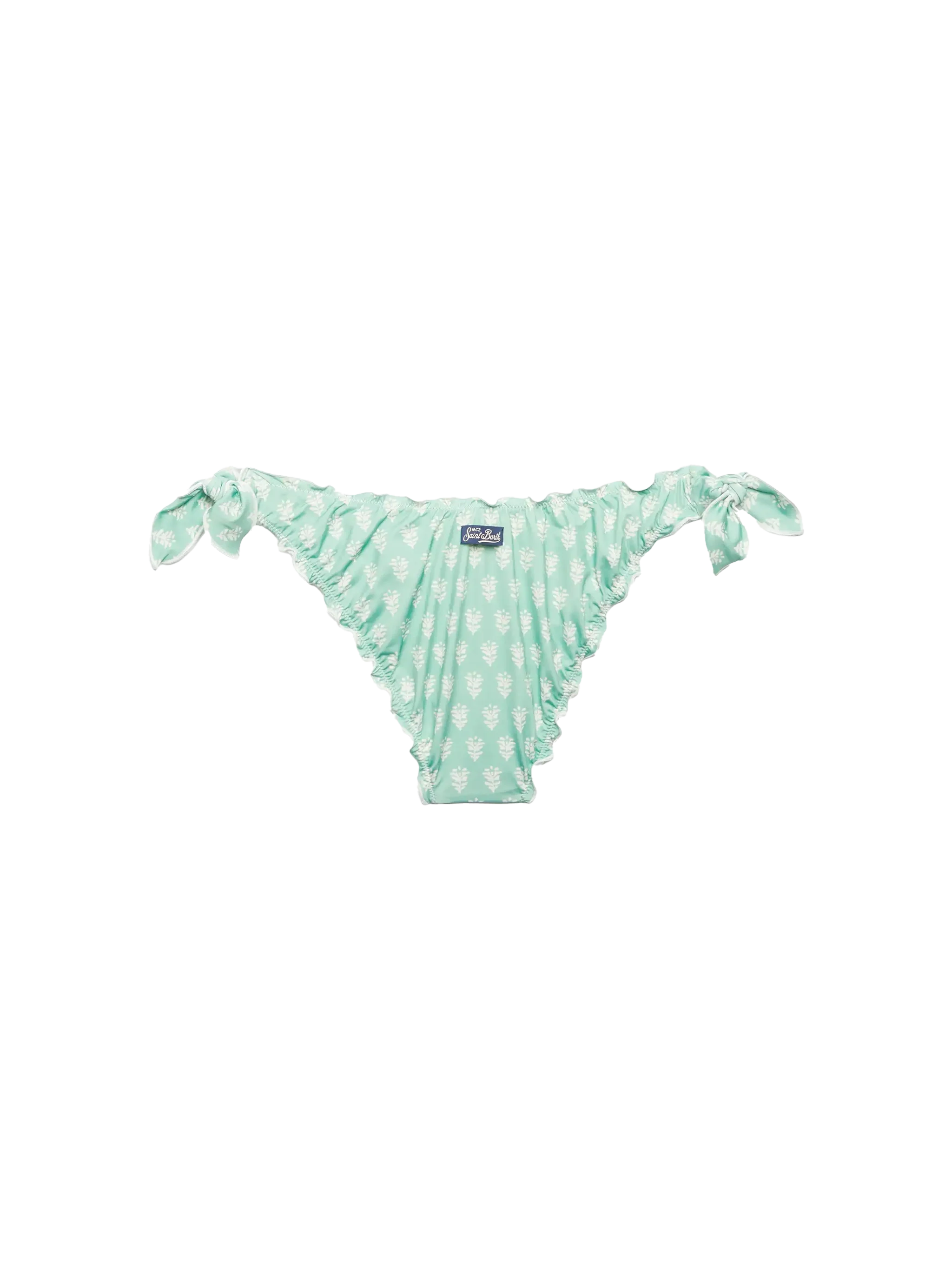 Bañador tipo slip clásico Moon con estampado floral.