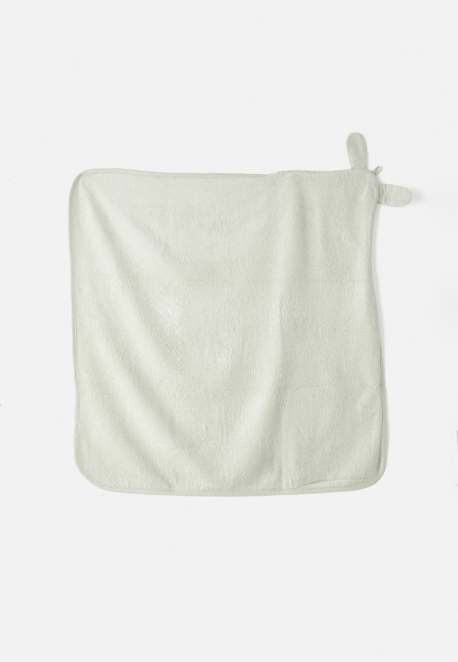 Lindex TOWEL HOOD UNISEX - Serviette de bain - vert clair poudré