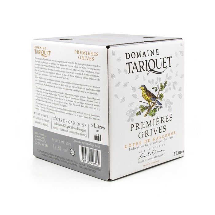 Domaine Tariquet Premières Grives IGP Côtes de Gascogne BIB 3L
