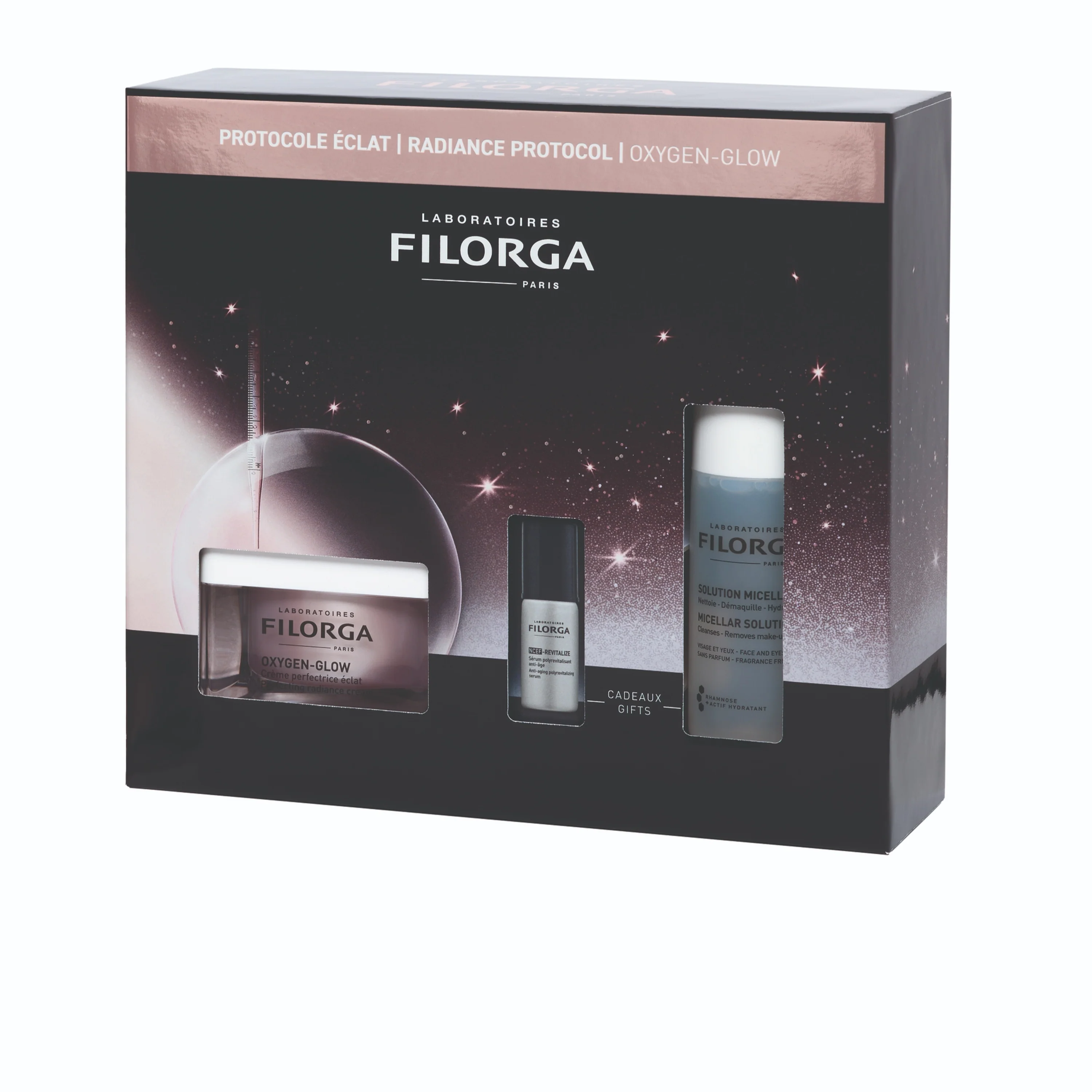 Oxygen Xmas Coffret Oxygen Glow 2025 - Cofanetto Illuminante, Tratt.viso 24 ore illuminante