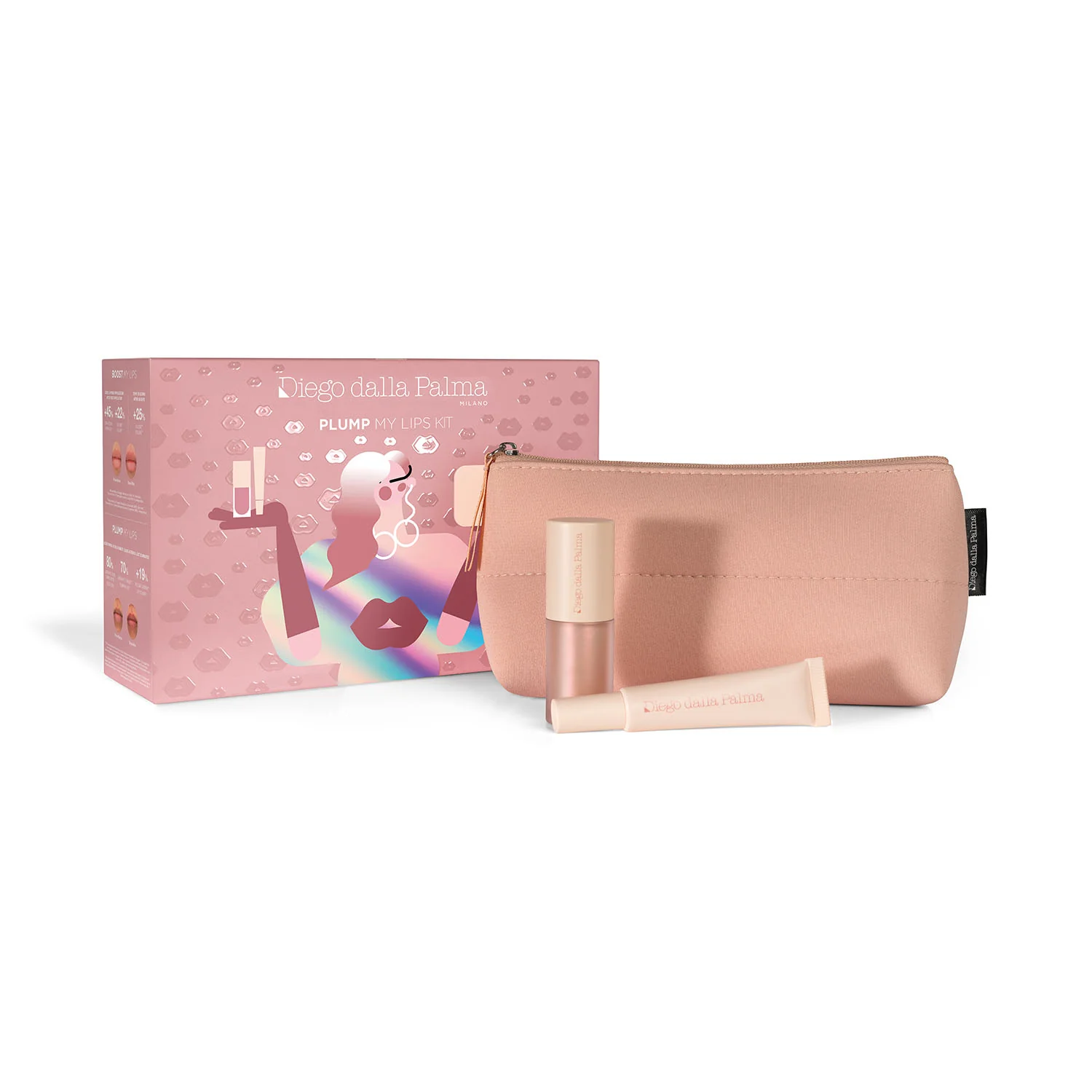 Labbra Plump My Lips Kit - Cofanetto Occhi e Labbra, Balsamo Labbra, Volumizzante Labbra