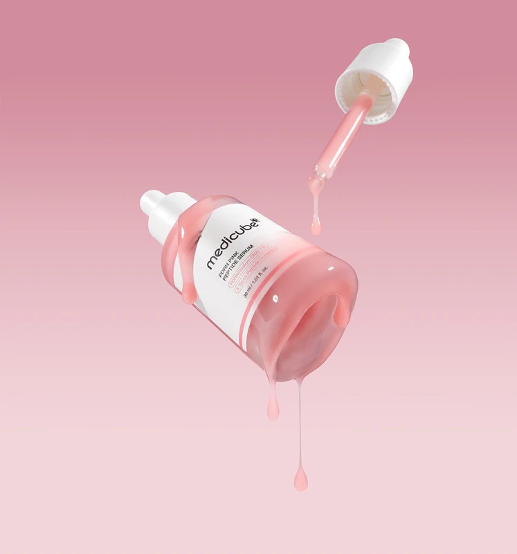 Medicube PDRN Pink Peptide Serum, серум за учвршћивање лица са пептидима