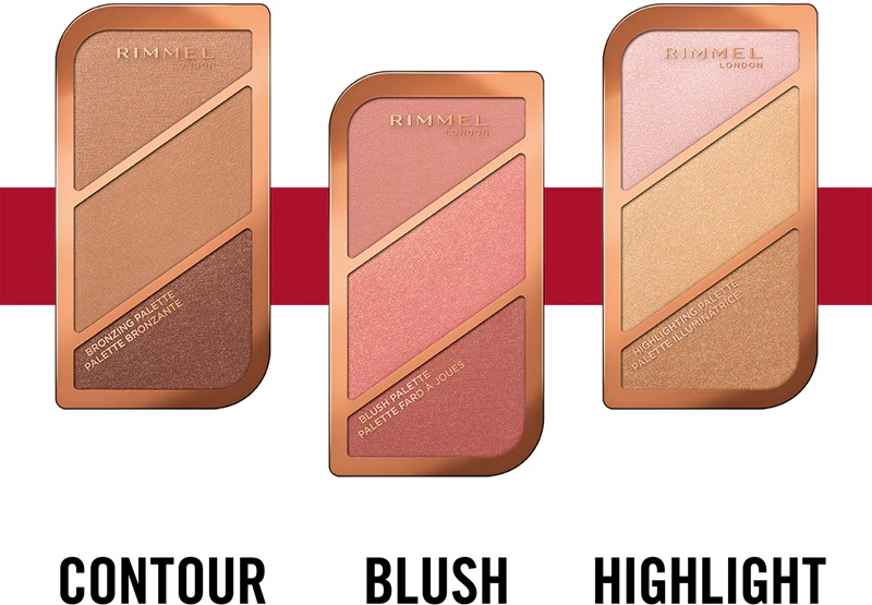 „Rimmel Kate“ veido kontūravimo paletė