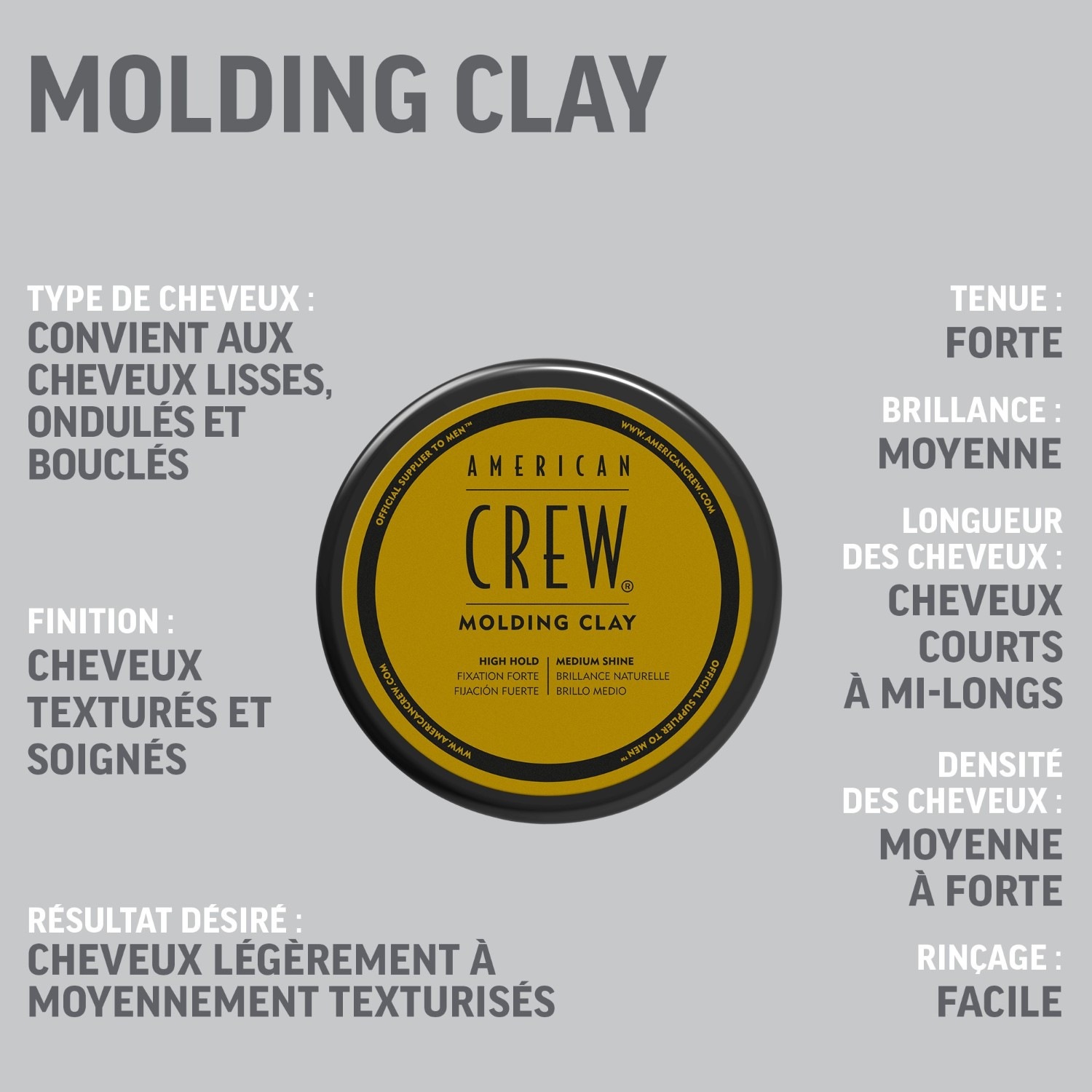 American Crew Molding Clay