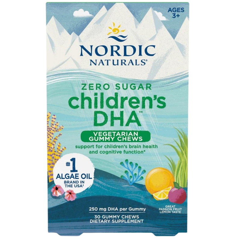 Nordic Naturals bērnu DHA veģetārās gumijas košļājamās tabletes