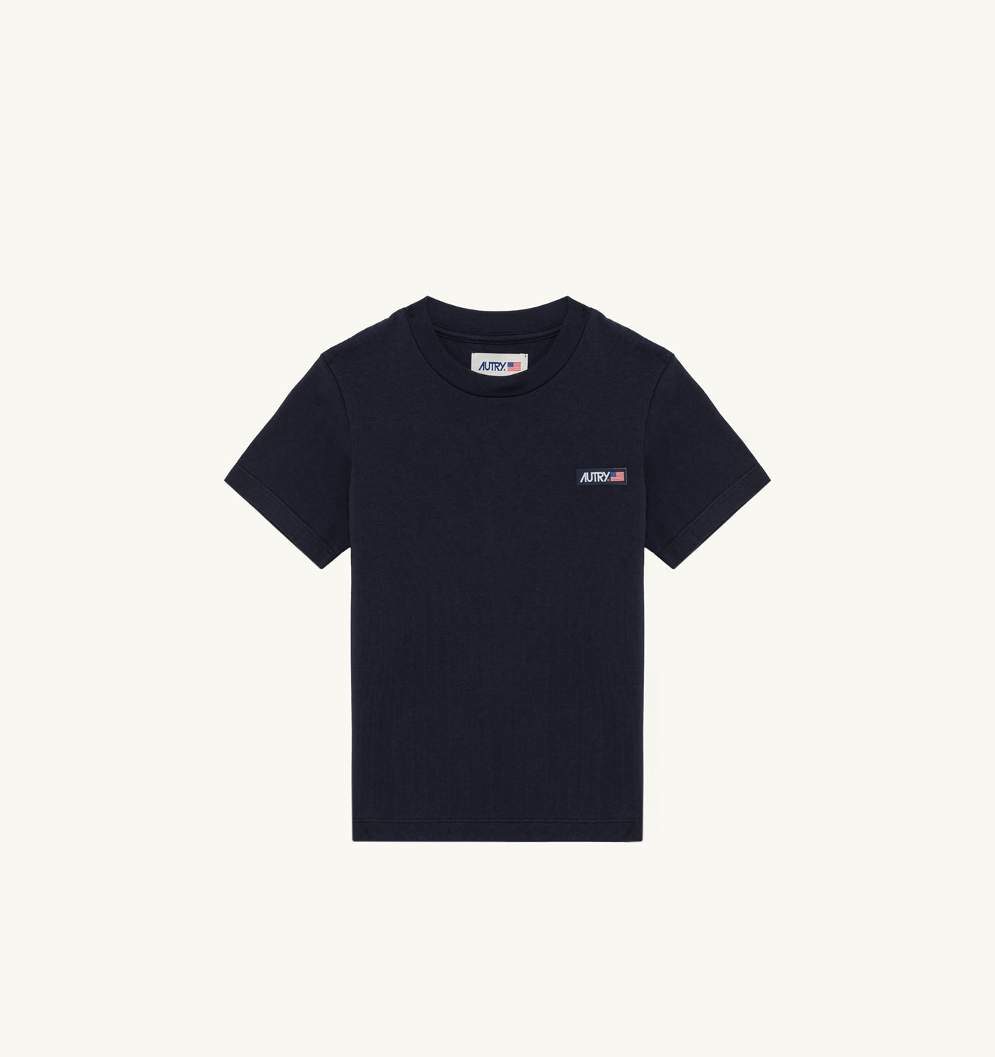 Tricou albastru din jerseu de bumbac pentru copii