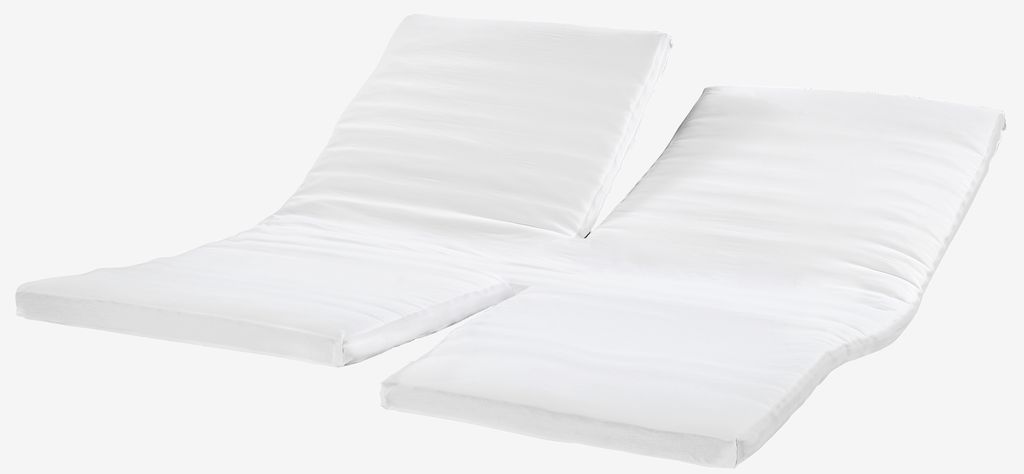 Jersey plahta ADA zlatna s 2 pukotine ADA 180x200x6-10cm bijela